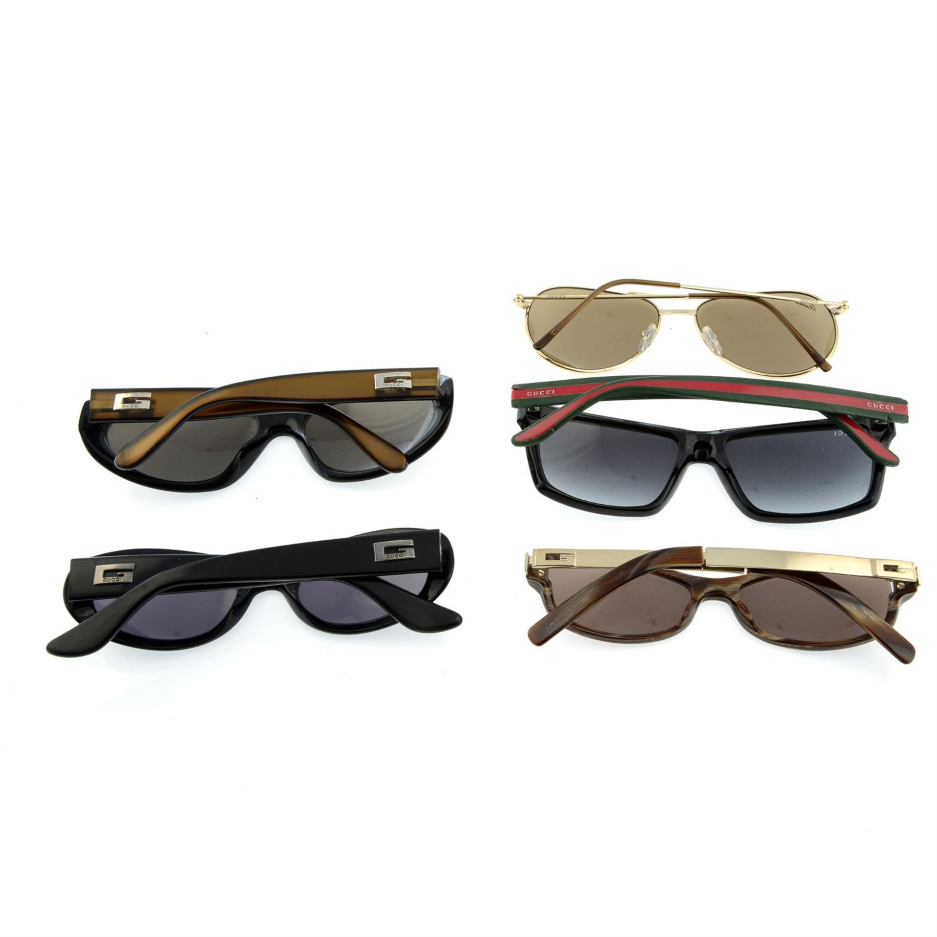 GUCCI - five pairs of sunglasses. - Image 2 of 3