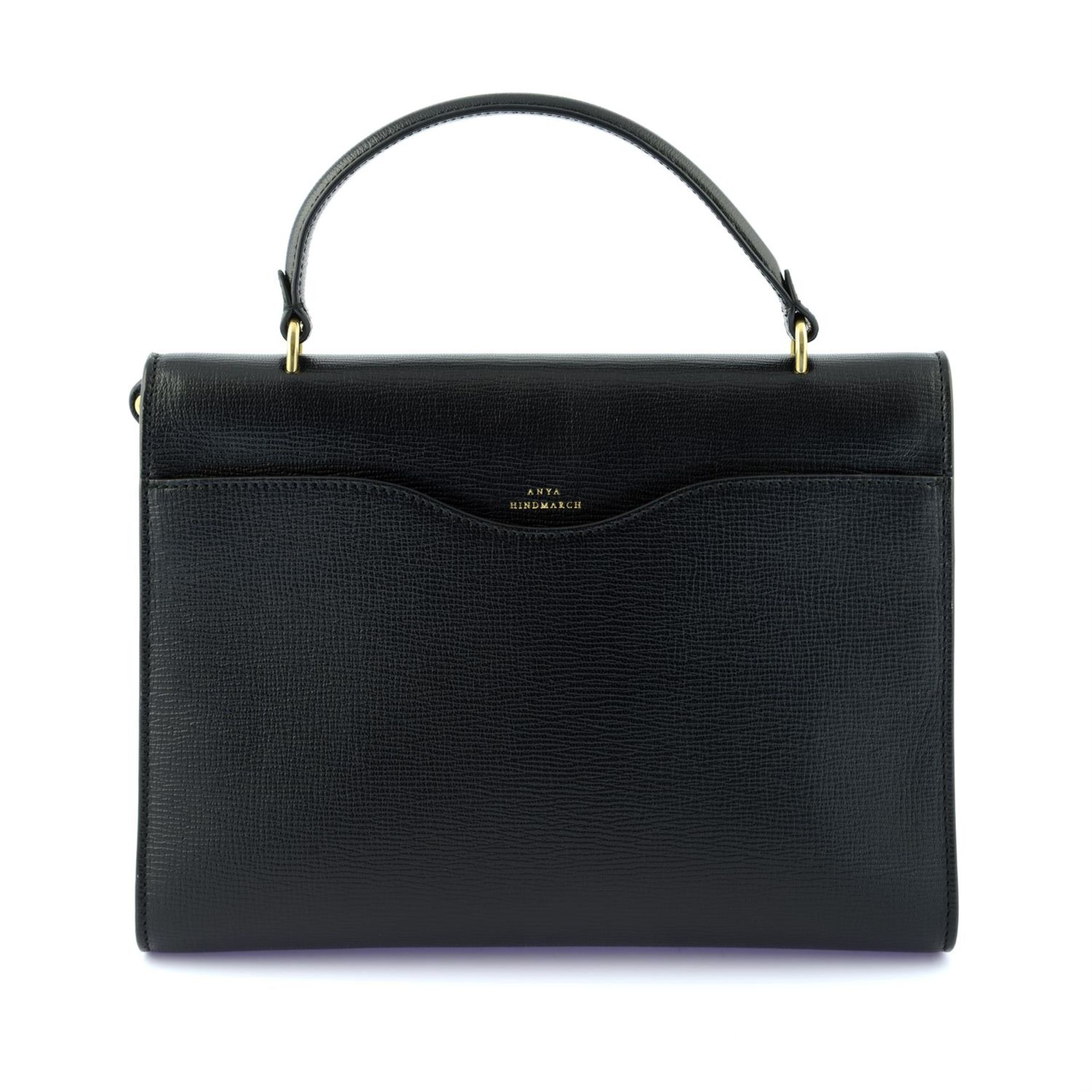 ANYA HINDMARCH - a black leather handbag. - Image 2 of 5