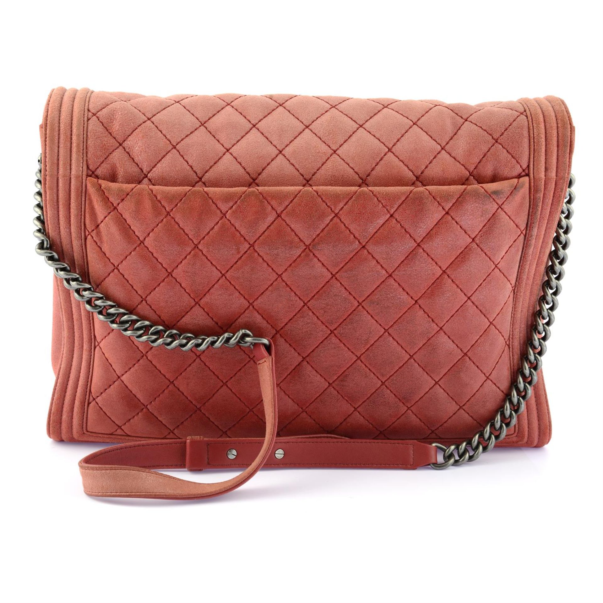 CHANEL - a pink goatskin leather XL Boy bag. - Image 2 of 5