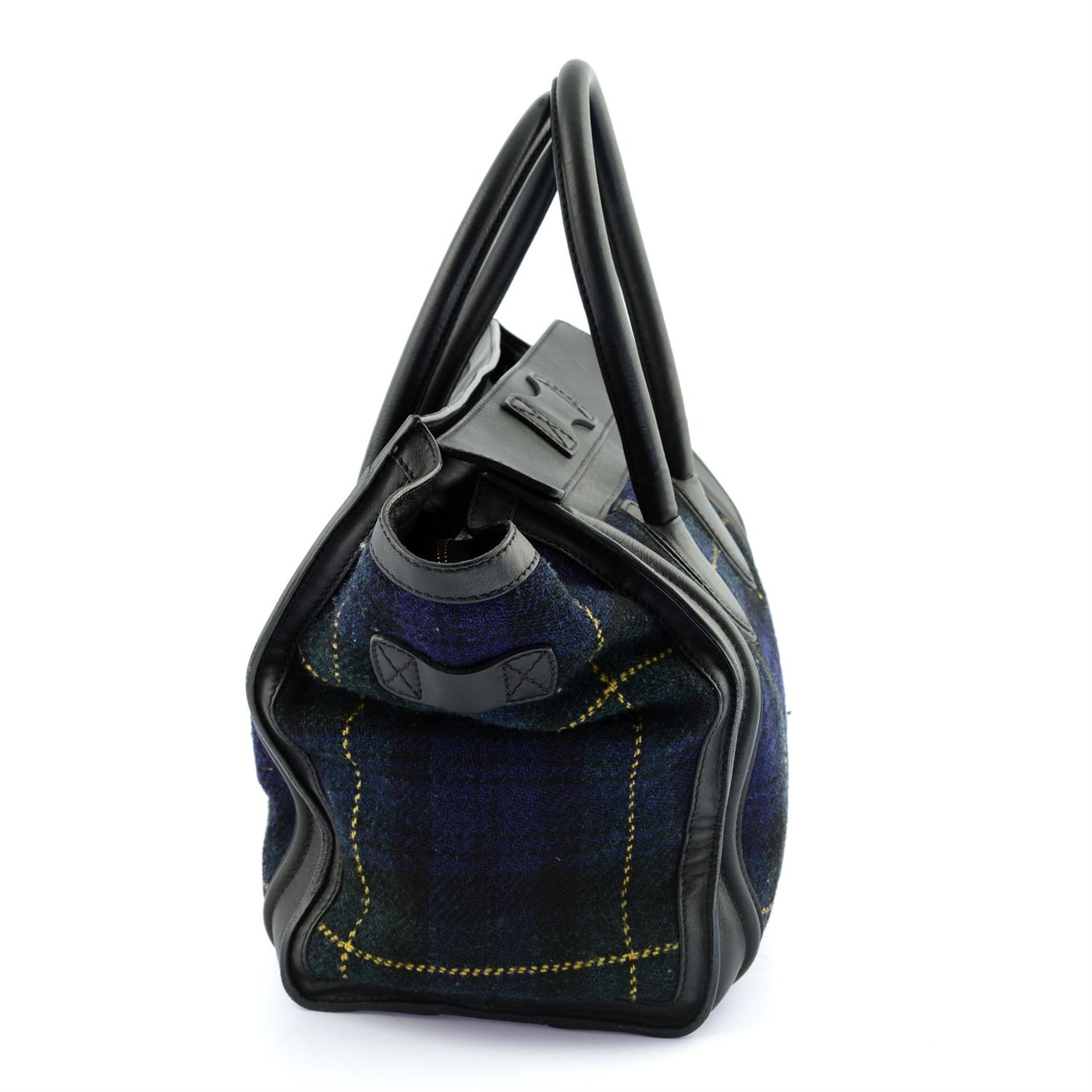 CÉLINE - a Midnight Tweed Tartan Luggage Tote. - Image 3 of 6