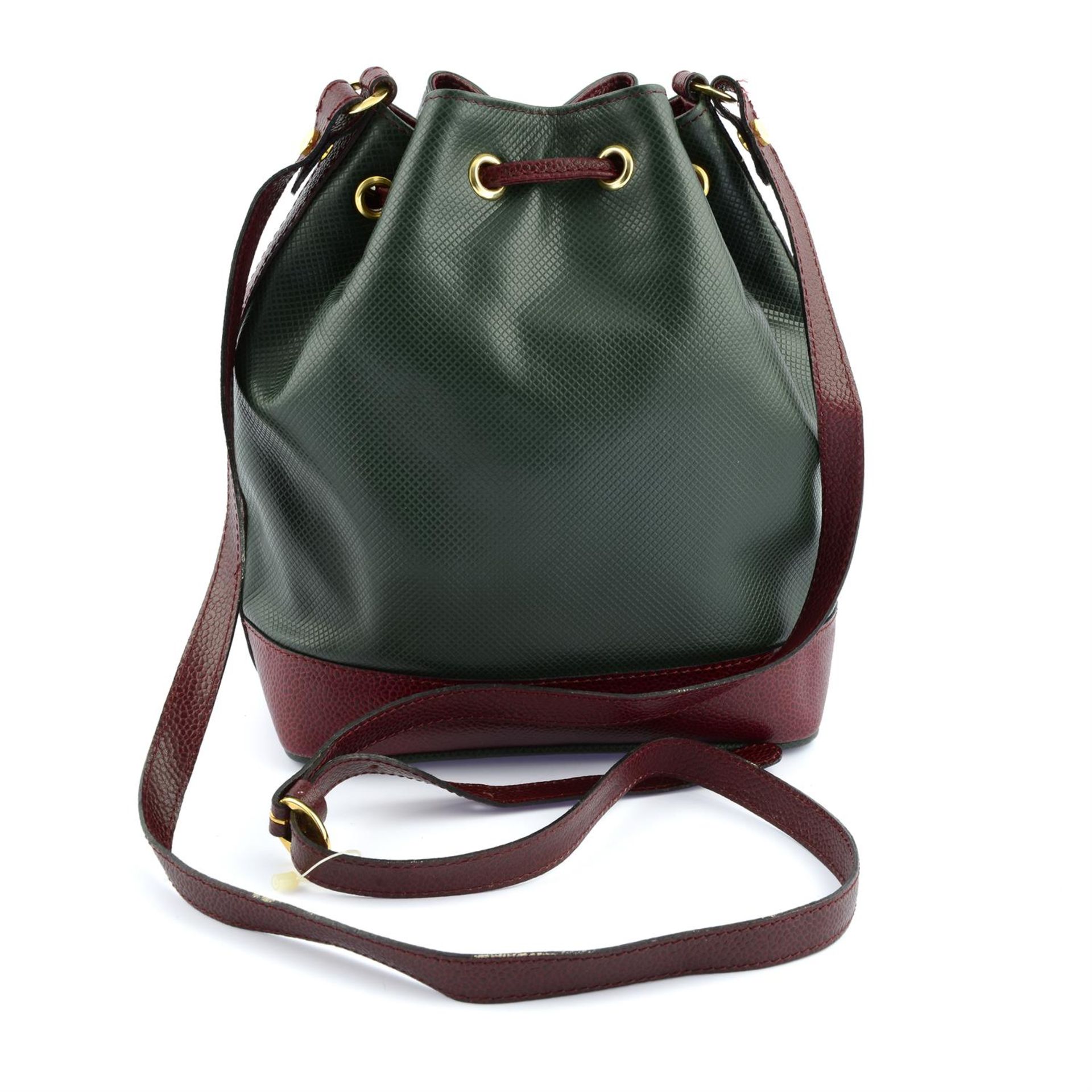 BOTTEGA VENETA - a green Marco Polo bucket bag. - Image 2 of 4