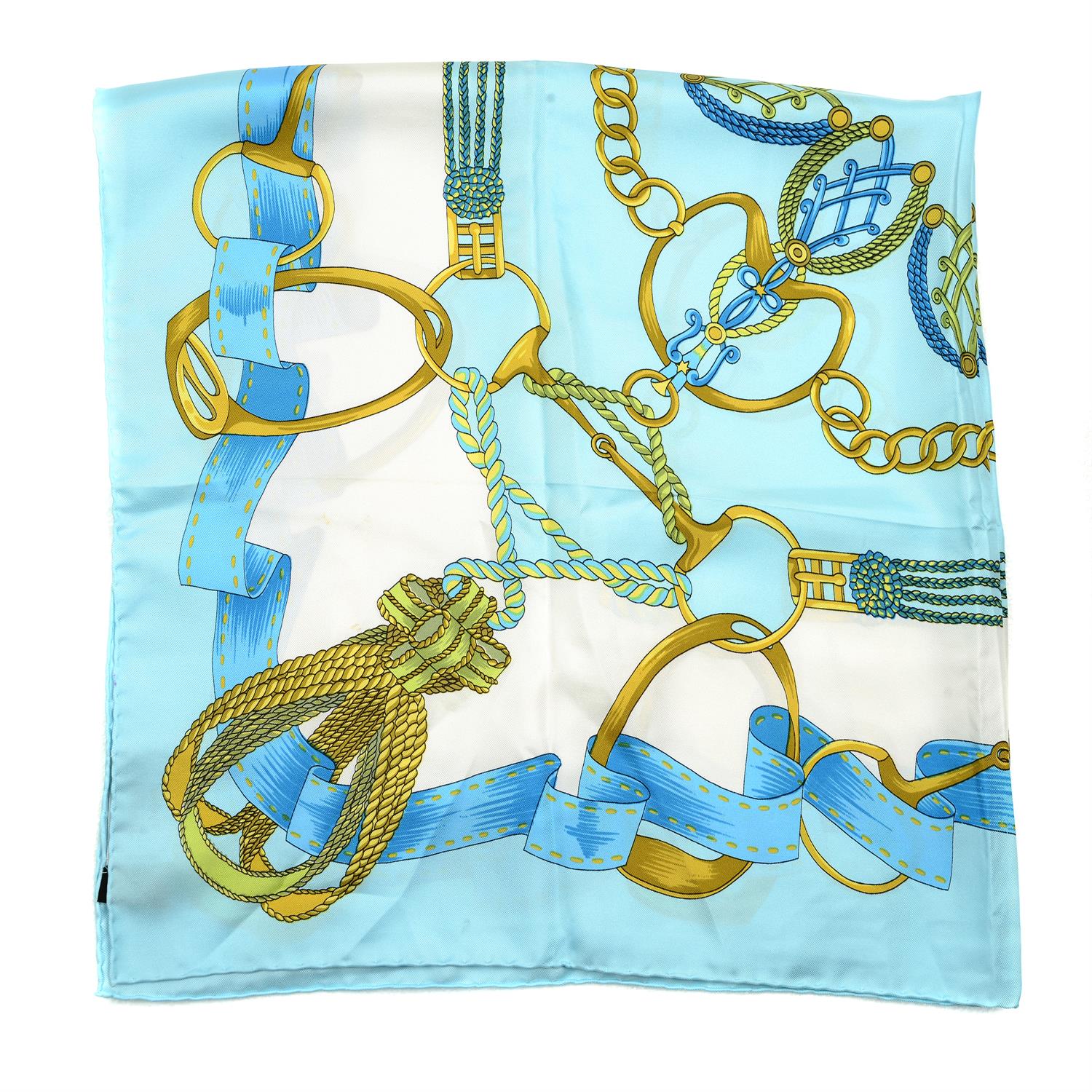 HARRODS - four silk scarfs. - Image 3 of 5