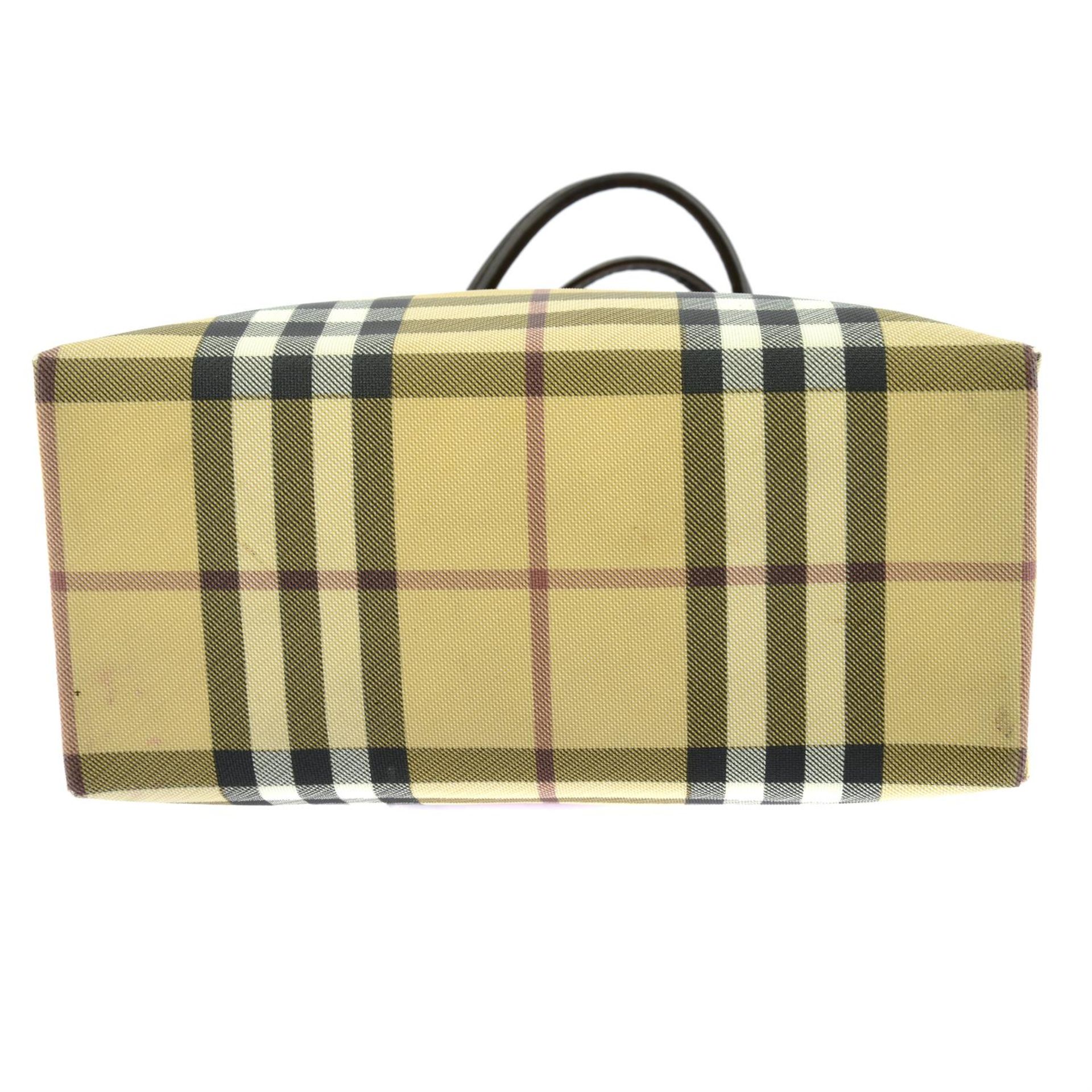 BURBERRY - a Nova check mini shopping tote with matching coin purse. - Image 4 of 6