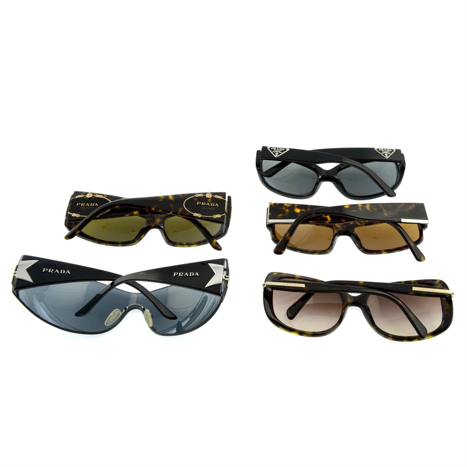 PRADA - five pairs of sunglasses. - Image 2 of 3