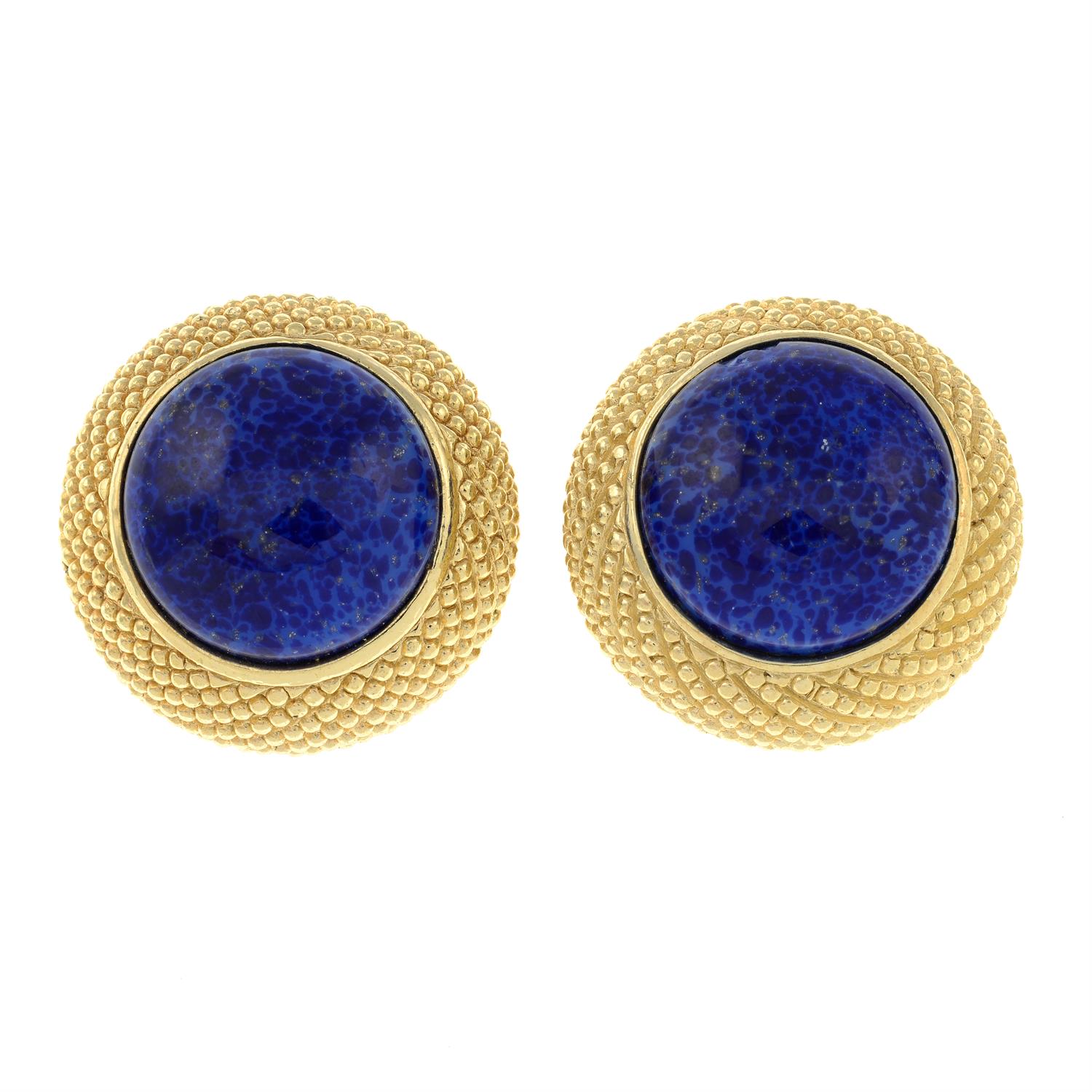 CHRISTIAN DIOR - a pair of clip-on earrings.