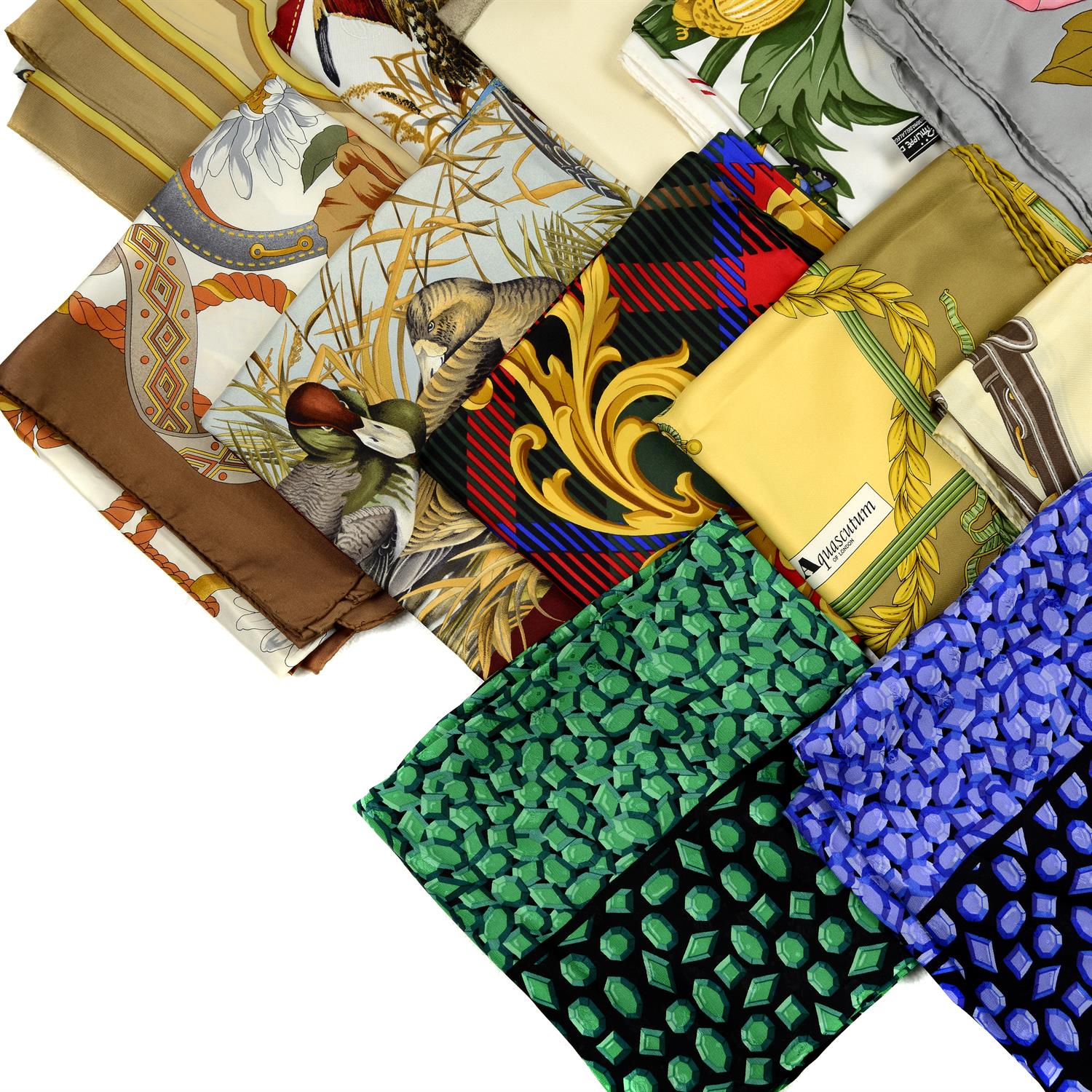 A selection of twenty silk scarves. - Image 4 of 5