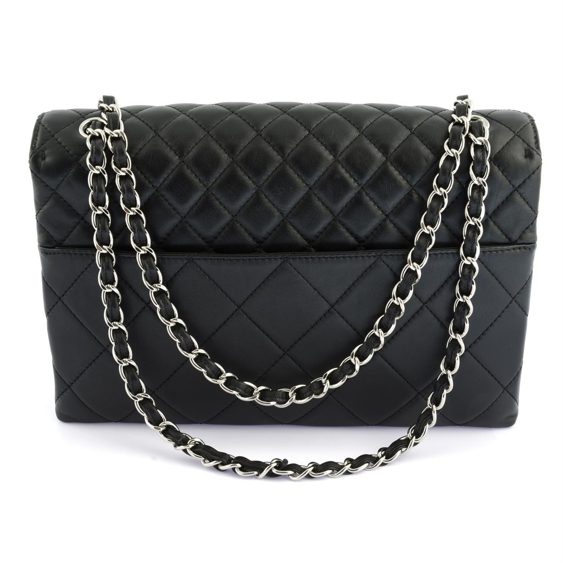 CHANEL - a black Calfskin leather Business flap bag. - Image 2 of 6
