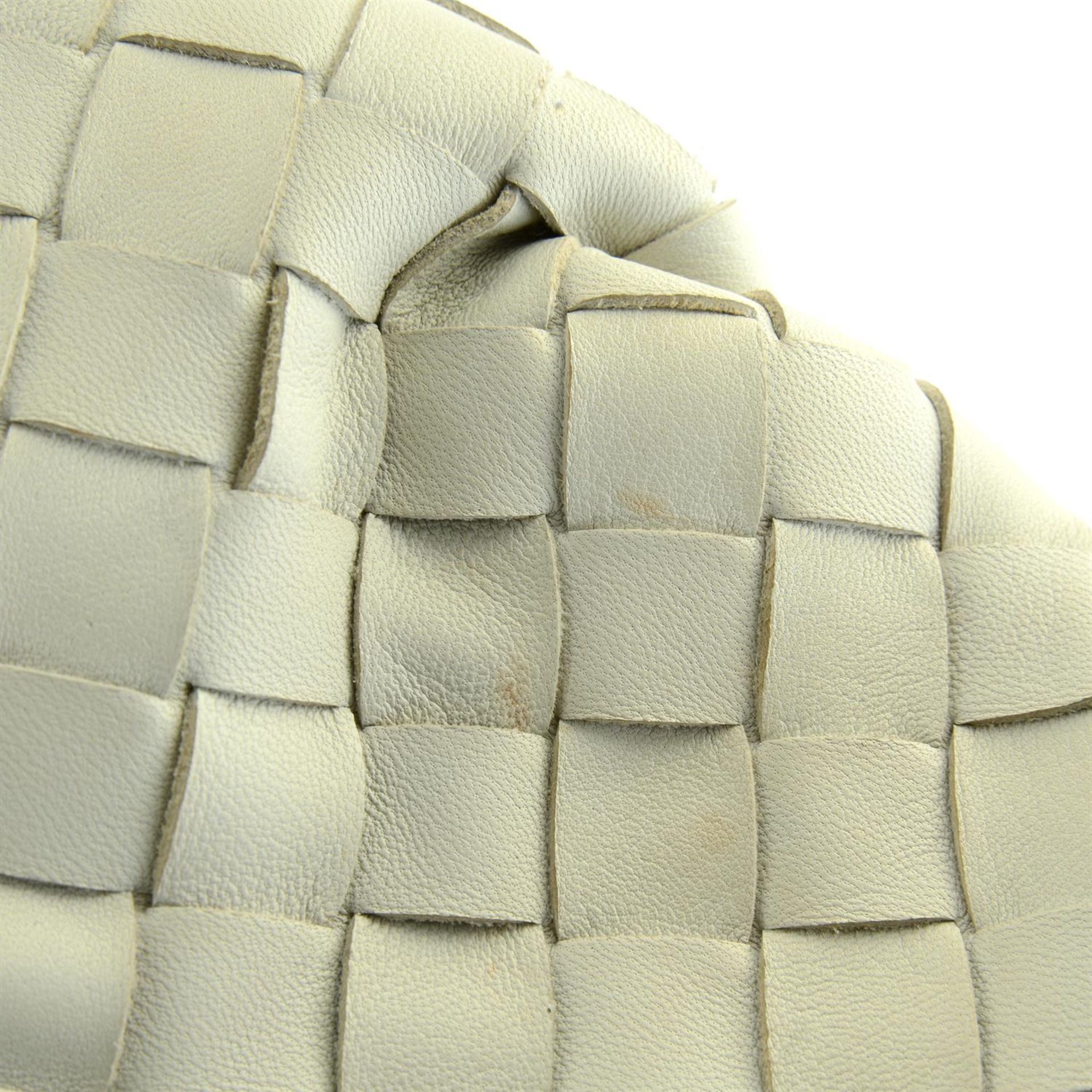 BOTTEGA VENETA - an off-white leather The Pouch. - Image 4 of 4