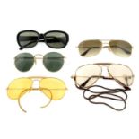 RAY BAN - five pairs of sunglasses.