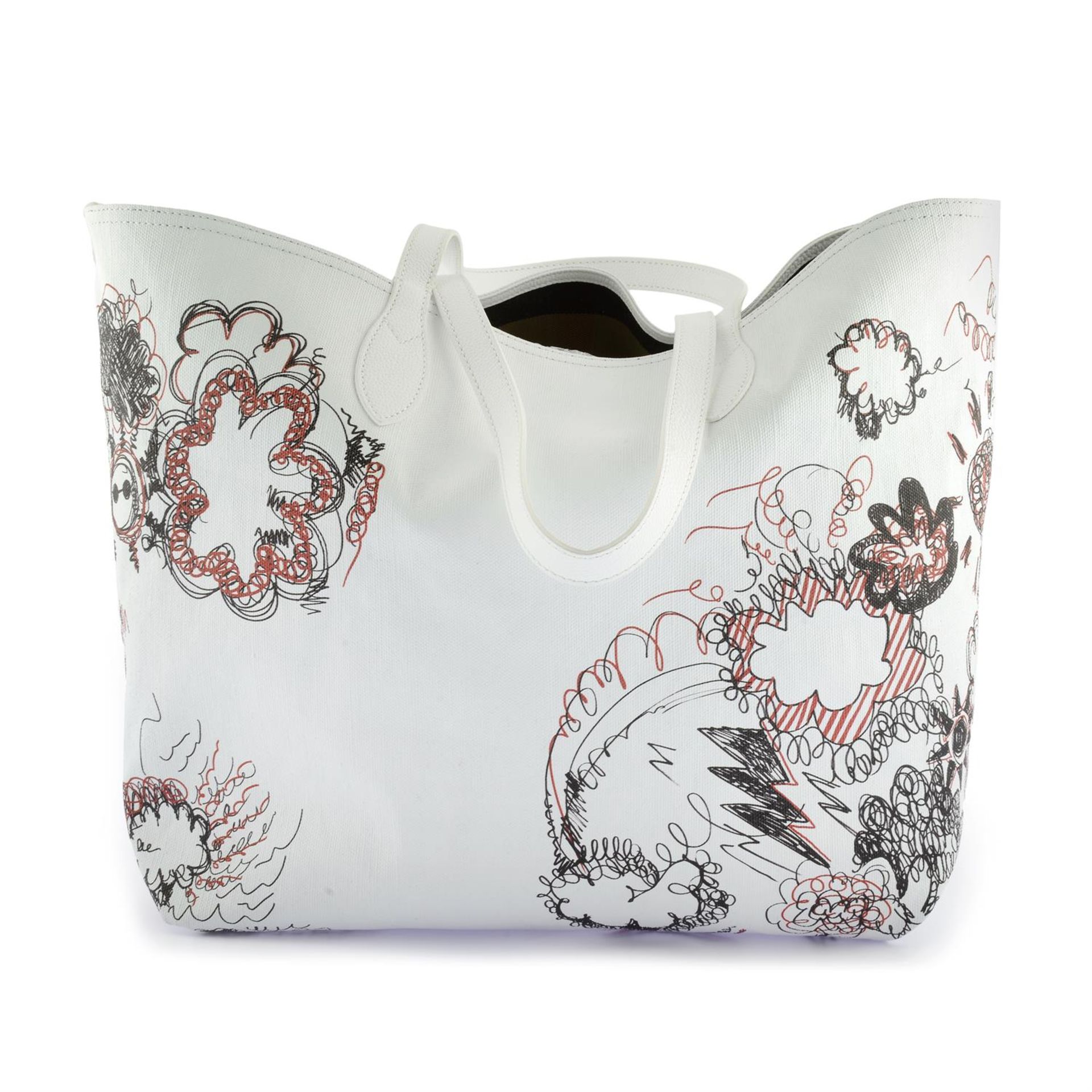 BURBERRY - a Doodle reversible shopping tote. - Image 4 of 10