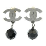 CHANEL - a pair of clip-on earrings.