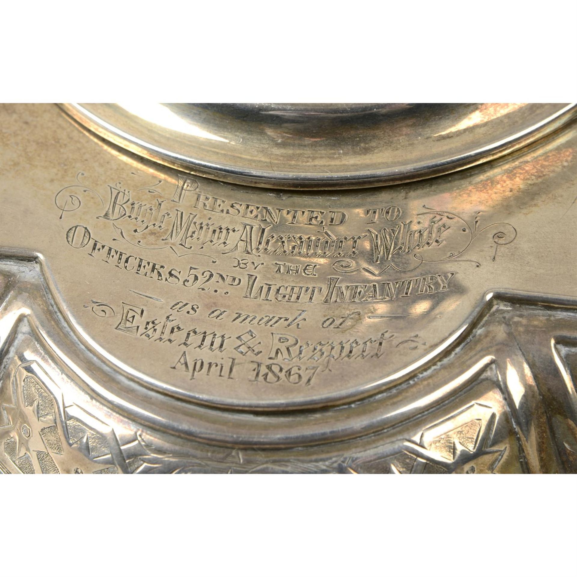 A mid-Victorian silver inkstand. - Image 2 of 4