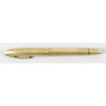 A Sheaffer hallmarked 18 carat gold cased fountain pen.