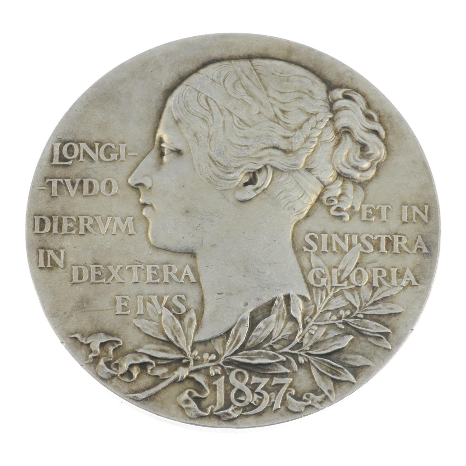 Victoria, Diamond Jubilee 1897, large silver medal. - Image 2 of 2