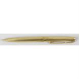 A parker 18 carat gold cased propelling pencil.