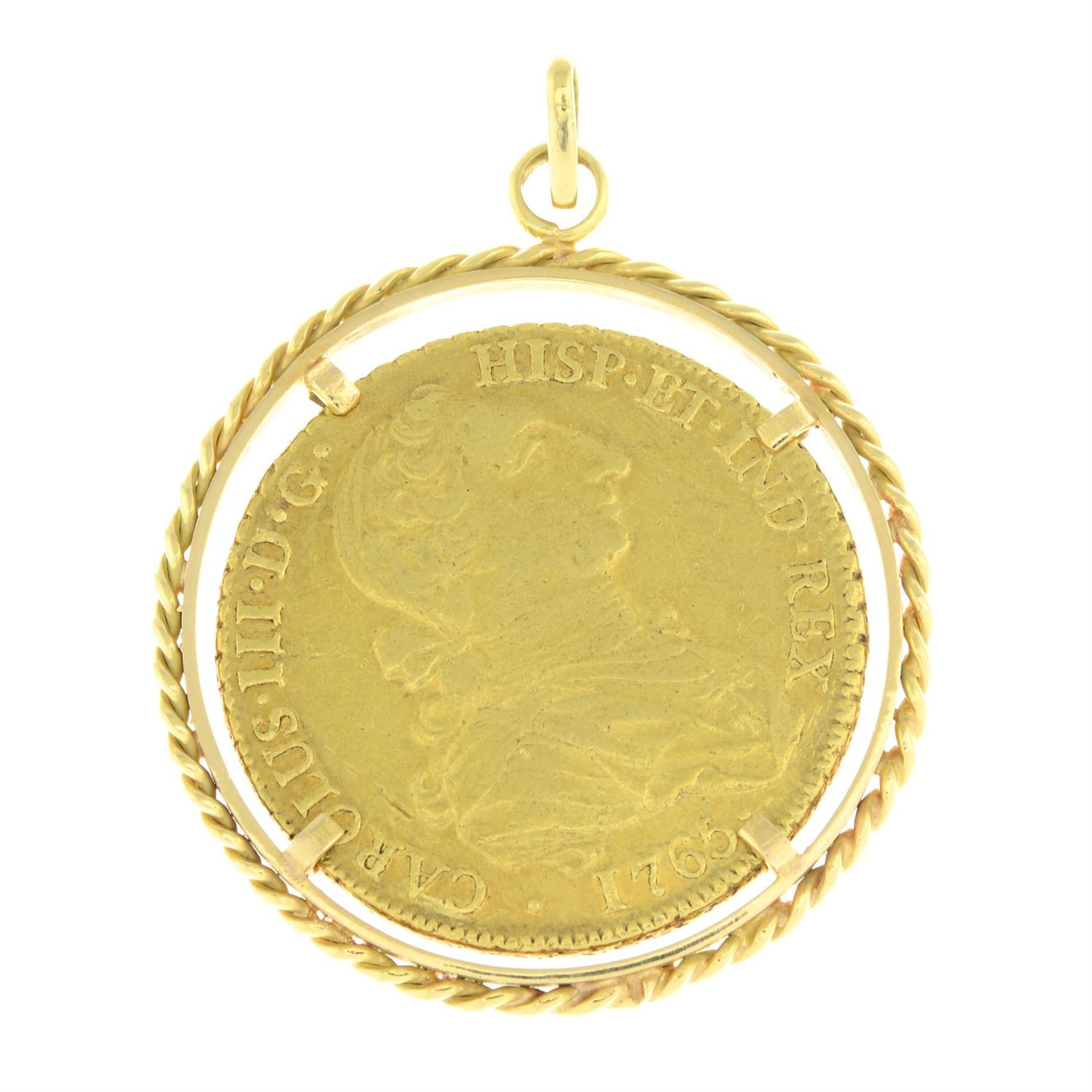 Mexico, Charles III, gold 8-Escudos 1765.