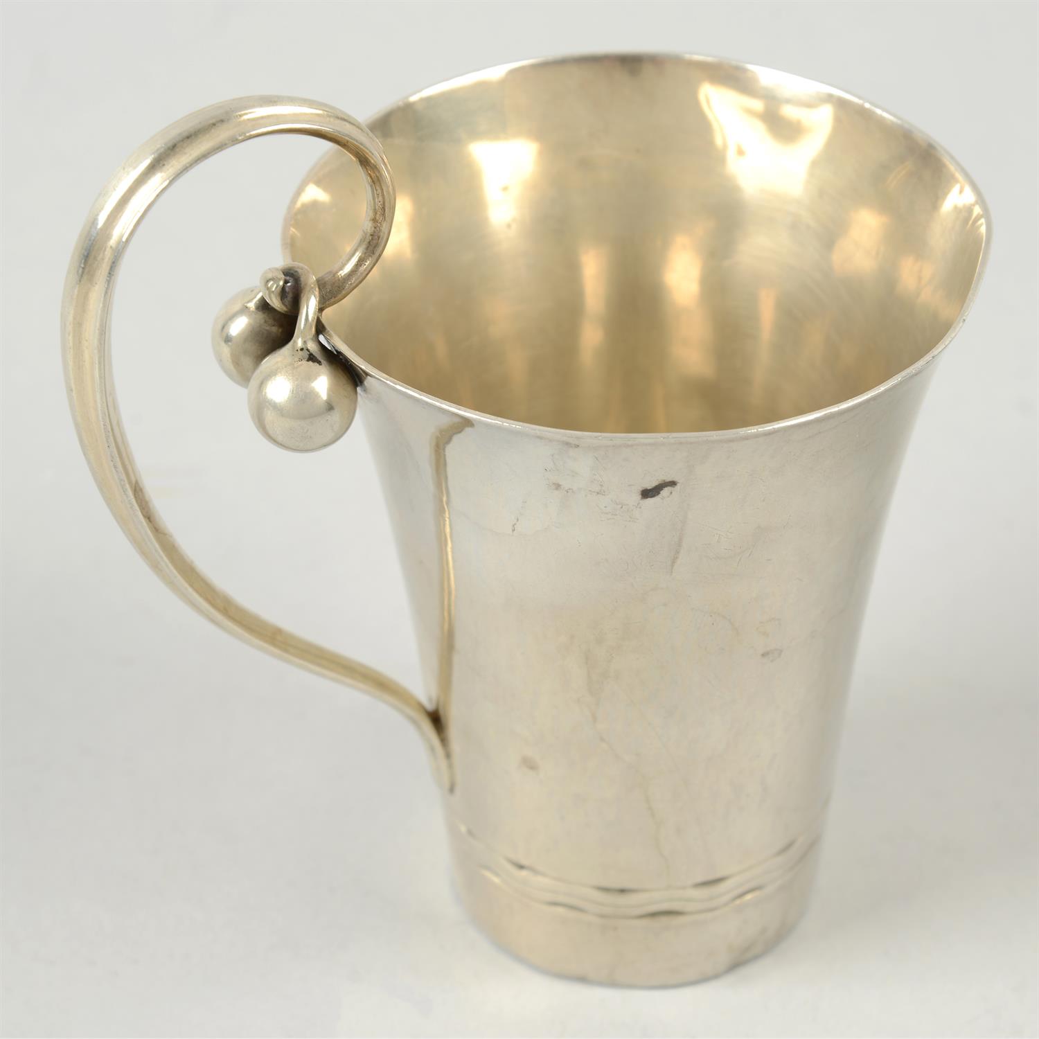 A Georg Jensen sterling silver mug. - Image 2 of 3