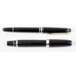 Two Montblanc pens.