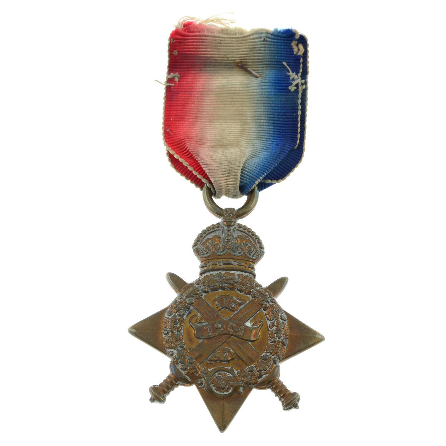 A Great War family group of medals. - Image 3 of 5