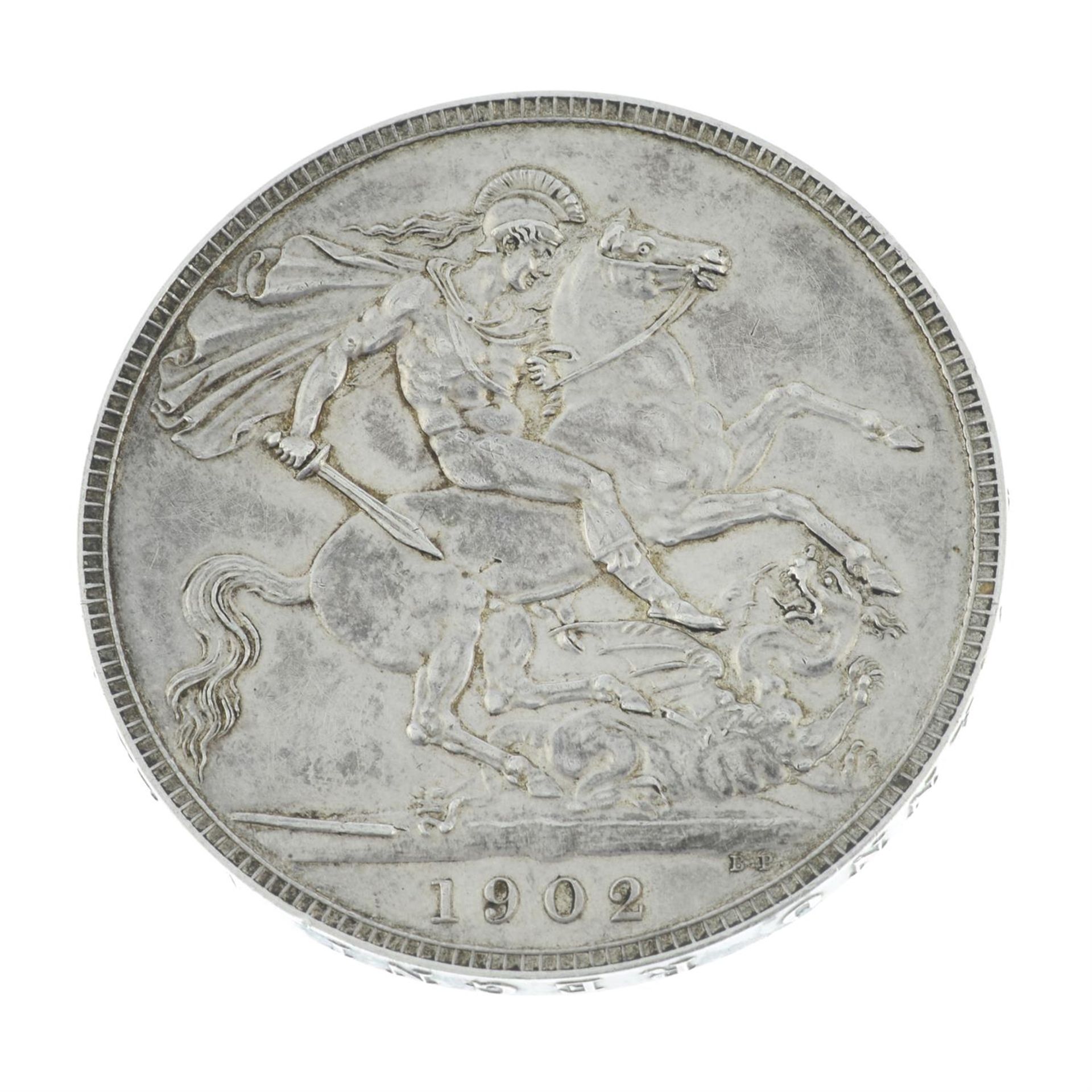 Edward VII, Matt Proof Crown 1902. - Image 2 of 3