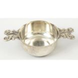An Edwardian Scottish silver small quaich style bowl.
