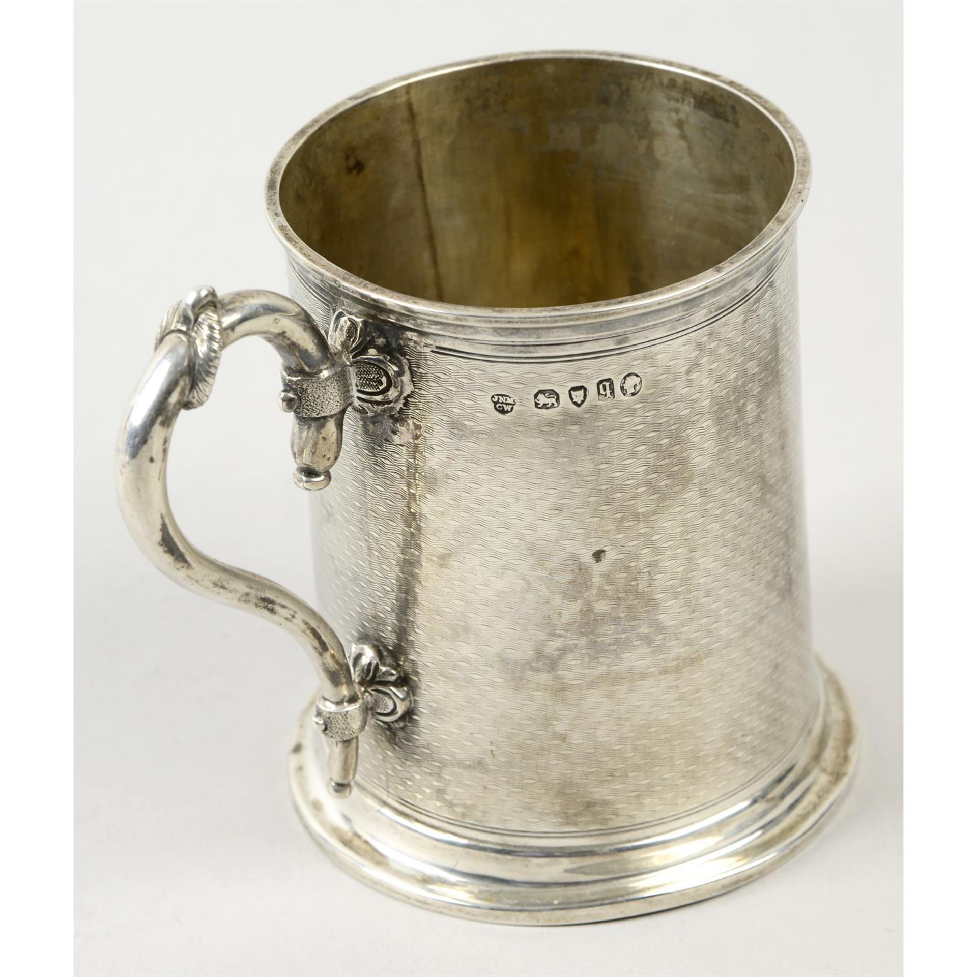 A Victorian silver christening mug. - Image 2 of 3