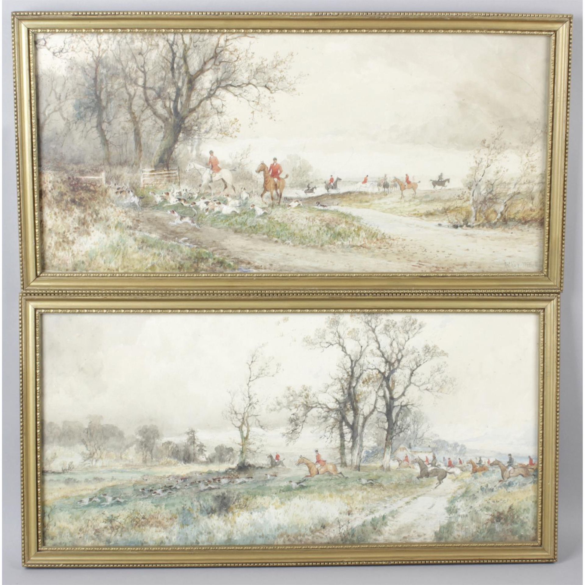 Arthur Willett (1883-1906), a pair of watercolour scenes.