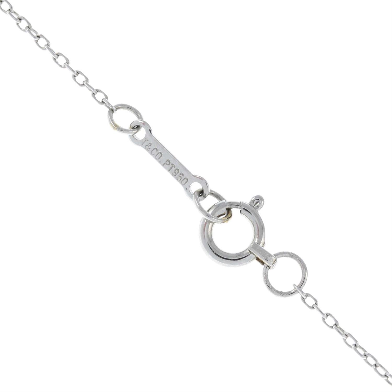 A cross pendant, with chain, by Elsa Peretti for Tiffany & Co. - Image 3 of 3
