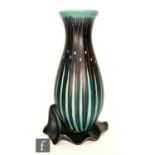 A 1950s Beswick shape 1343 vase designed by Albert Hallam, of baluster form with affixed shaped