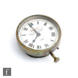 A World War One British tank clock by North & Sons Limited London & Watford, No 409, silvered dial