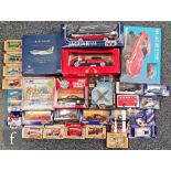 A collection of twenty nine assorted diecast models, to include Corgi, WittyWings, Polistil, Lledo