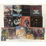 Saxon/Judas Priest/Iron Maiden - A collection of LPs, to include five by Saxon - Crusader