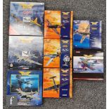 Eight Corgi Aviation Archive diecast model aircraft, to include Military and Flying Aces,