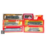 Seven OO gauge locomotives, all in incorrect boxes, to include various DMU power cars, tank