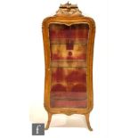 Amended description - A 20th Century French Louis XIV style walnut veneered and gilt metal