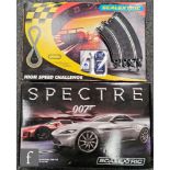 Two Scalextric sets, James Bond 007 Spectre set with Aston Martin DB10 and Jaguar C-X75, and High