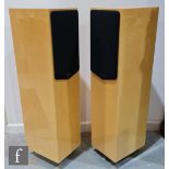 A pair of Quad floor standing 21L2 speakers, matching serial numbers Q210025M. (2)