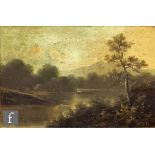 W. FYFE (LATE 19TH CENTURY) - A wooded river landscape, oil on canvas, signed indistinctly,