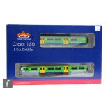 An OO gauge Bachmann DCC fitted 32-926 Class 150/1 2 Car DMU 'Centro', boxed.