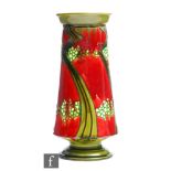 Minton Secessionist - An early 20th Century 'No.1' vase of footed flared form decorated with