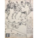 Albert Wainwright (1898-1943) - I Always Knew Sport Was The Most Impossible Subject, a sketch