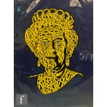 Otto Schade (born 1971) - 'Golden Queen', screen print, signed and dated 2012, numbered 7/15,