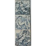Thomas Allen - Wedgwood - Three 6 inch tiles from the Midsummer Night's Dream series comprising