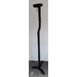 Kazuhide Takahama for Sirrah Italy - A late 1970s 'Sirio T' floor lamp, the black matte lamp with