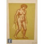 Aristide Maillol (French, 1861-1944) - Standing female nude, lithograph, signed in pencil, framed,