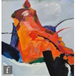 Michael Sheppard (born 1936) - 'Headland (Granite)', oil on board, framed, 76cm x 76cm, frame size
