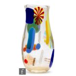 Vittorio Ferro & Massimiliano Pagnin - A later 20th Century Italian Murano glass vase of