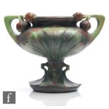 A late 19th to early 20th Century Amphora Reissner, Stellmacher and Kessell Art Nouveau twin handled