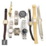 Twelve assorted wrist watches to include Seiko, Benson, Timex and other examples, S/D. (12)