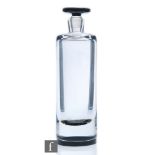 A 1930s Orrefors spirit decanter, designed by Edward Hald, the colourless cylinder spirit decanter